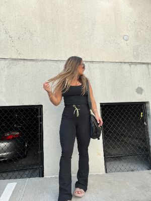 TIED DOWN FLARE LEGGINGS sold by Chic by Ally B