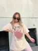 VINTAGE MOTORS TEE BEIGE sold by Chic by Ally B