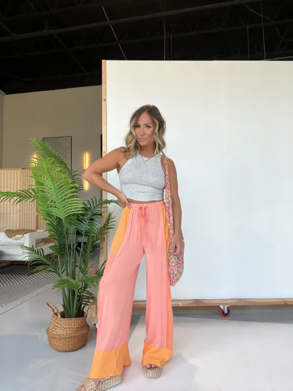 Chasing You Around Lounge Pants Coral sold by Chic by Ally B