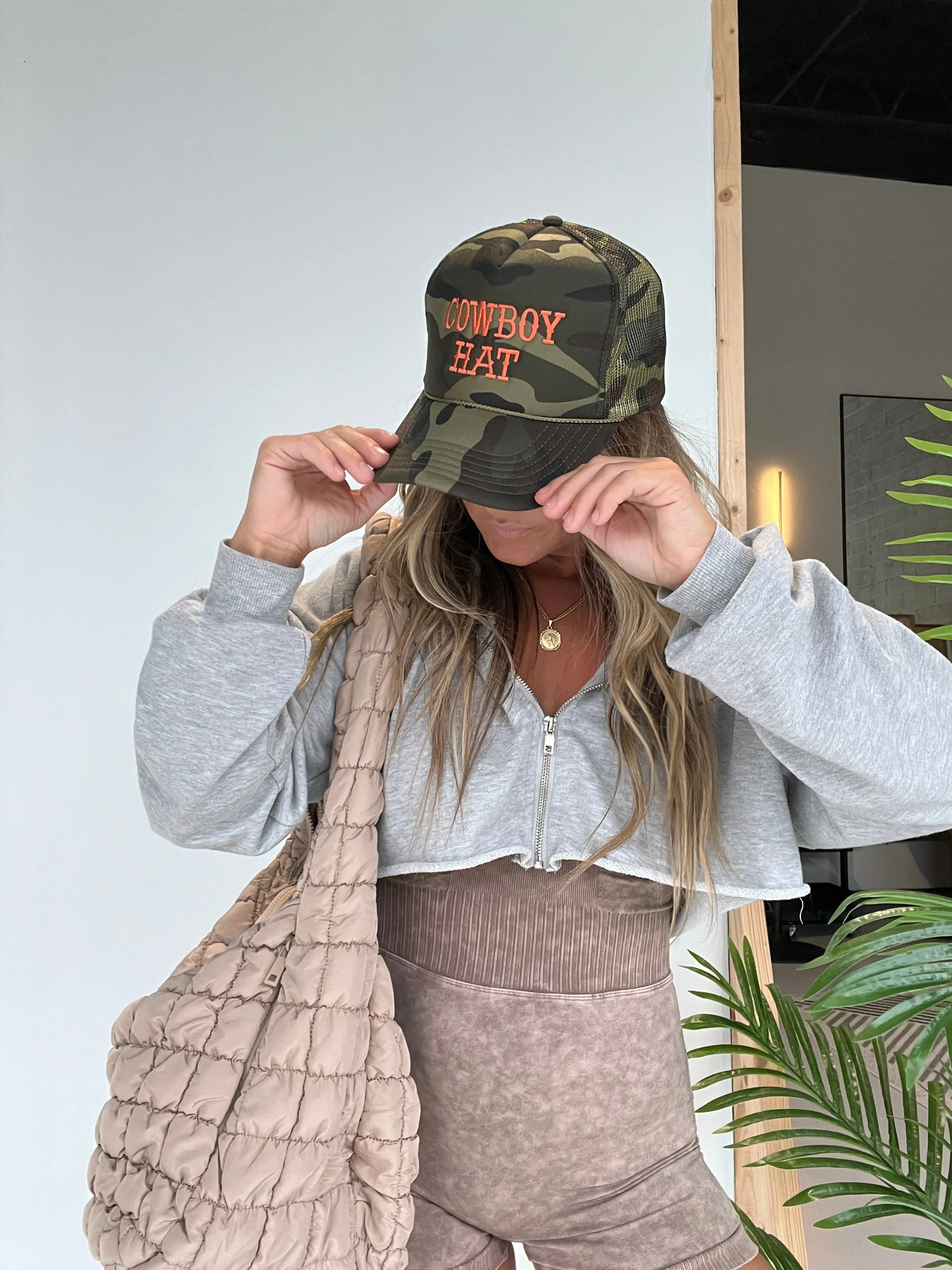 Cowboy Camo Trucker Hat sold by Chic by Ally B
