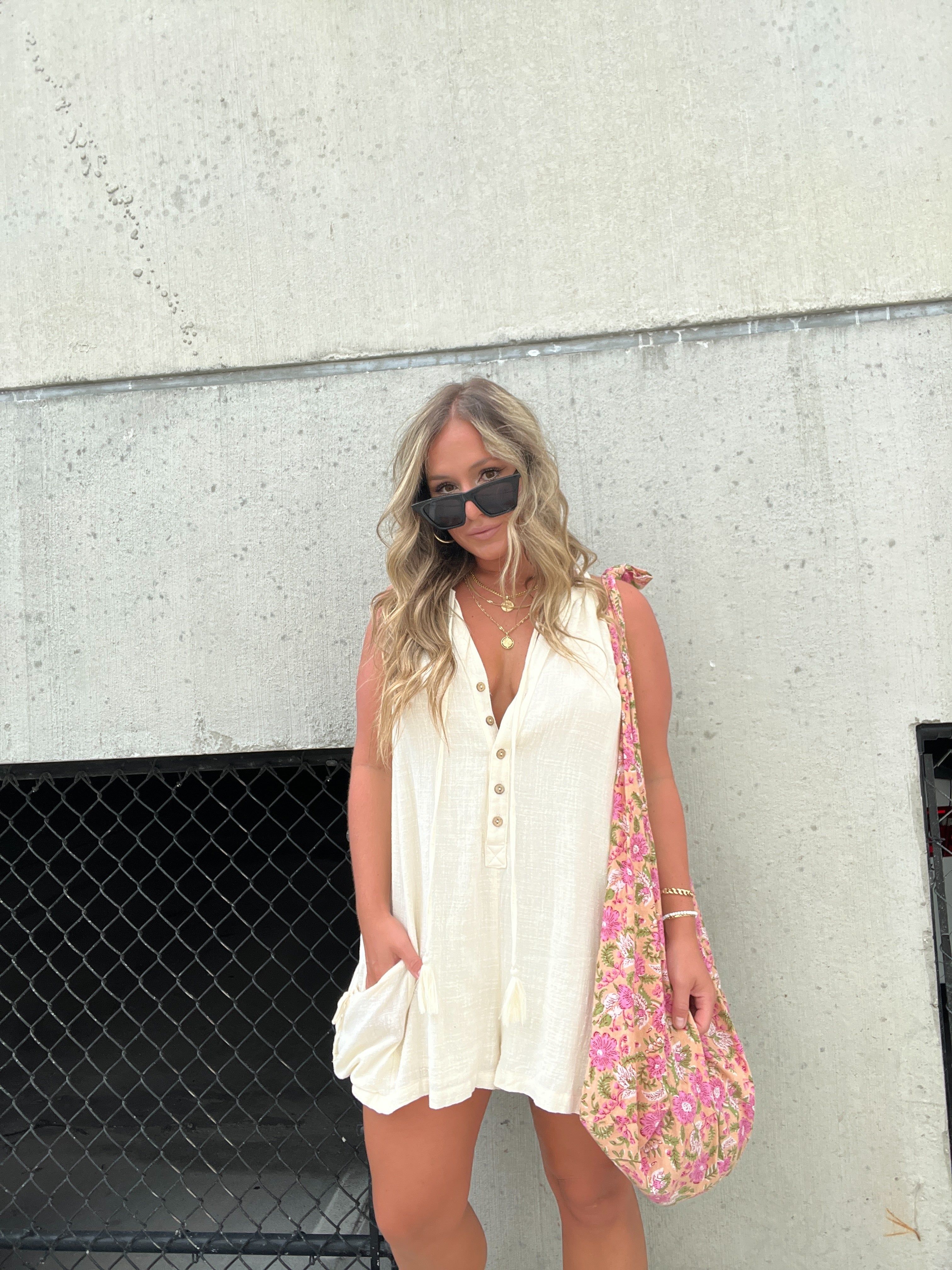 Always At Ease Romper Cream sold by Chic by Ally B product image thumbnail 16