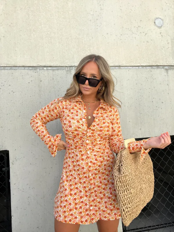 FAR OUT FLORAL MINI DRESS sold by Chic by Ally B