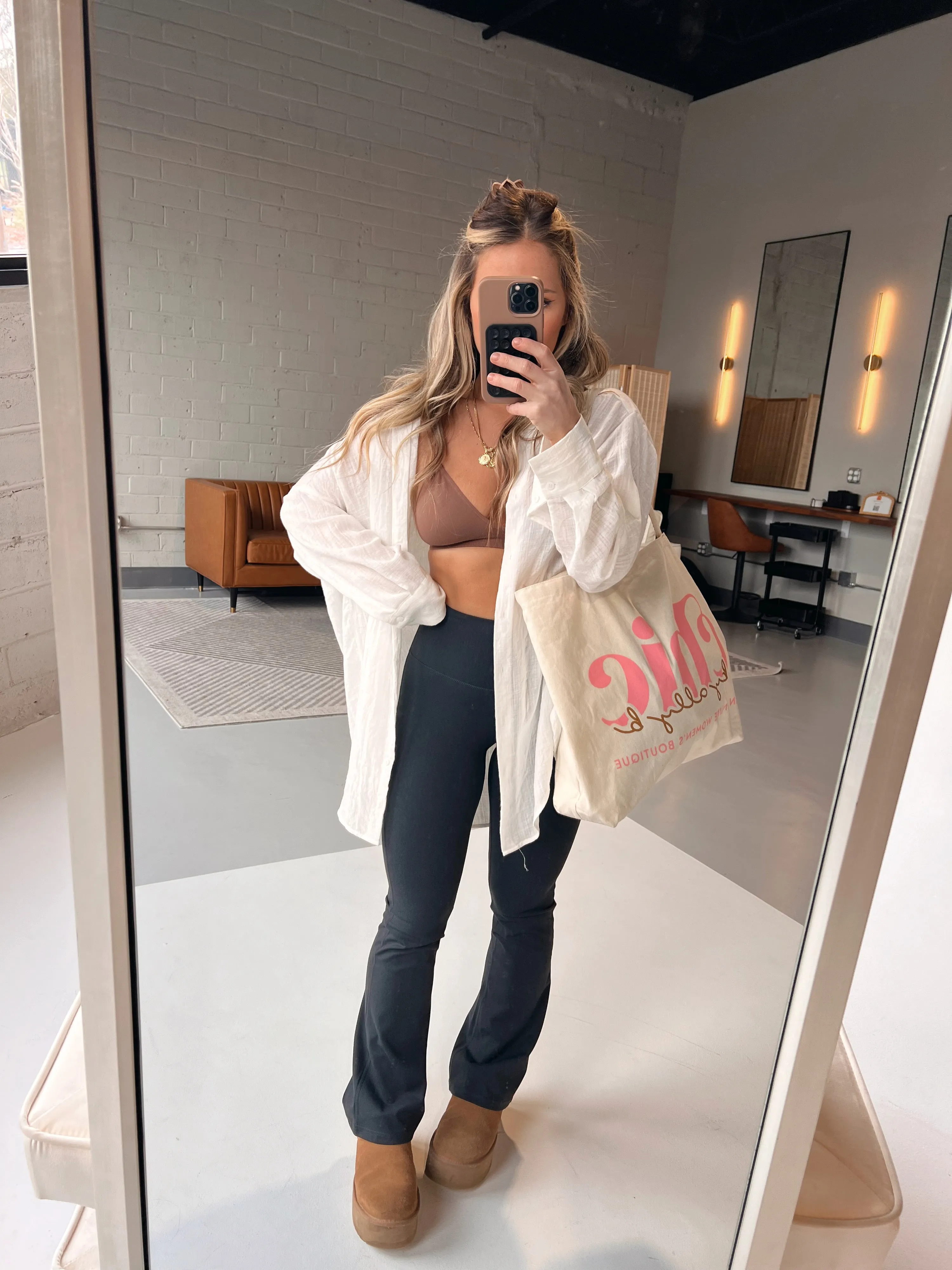 Not My Boyfriends Button Down sold by Chic by Ally B product image thumbnail 2