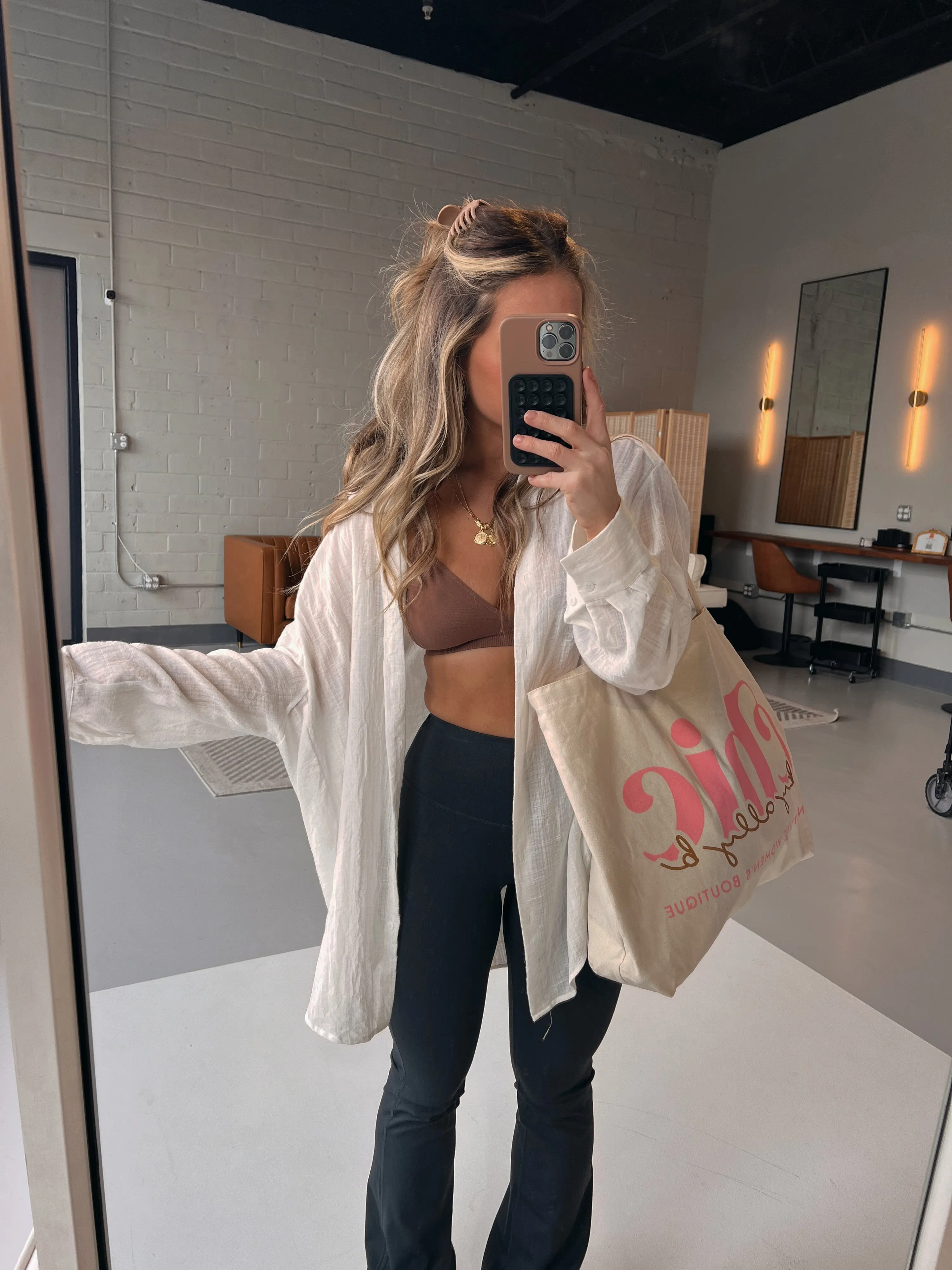 Not My Boyfriends Button Down sold by Chic by Ally B