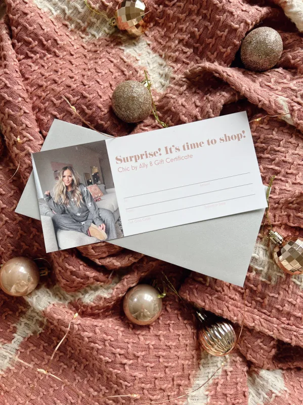 CHIC BY ALLY B GIFT CERTIFICATE sold by Chic by Ally B