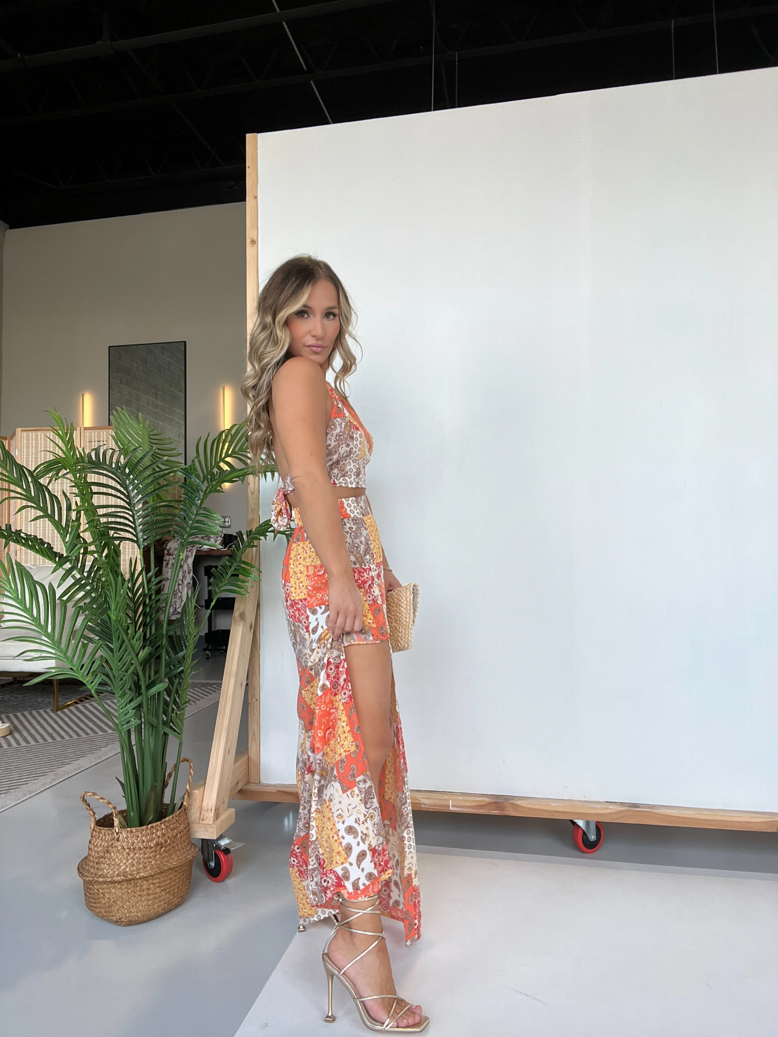 Ready For It Strappy Stiletto Heels Gold sold by Chic by Ally B product image thumbnail 2