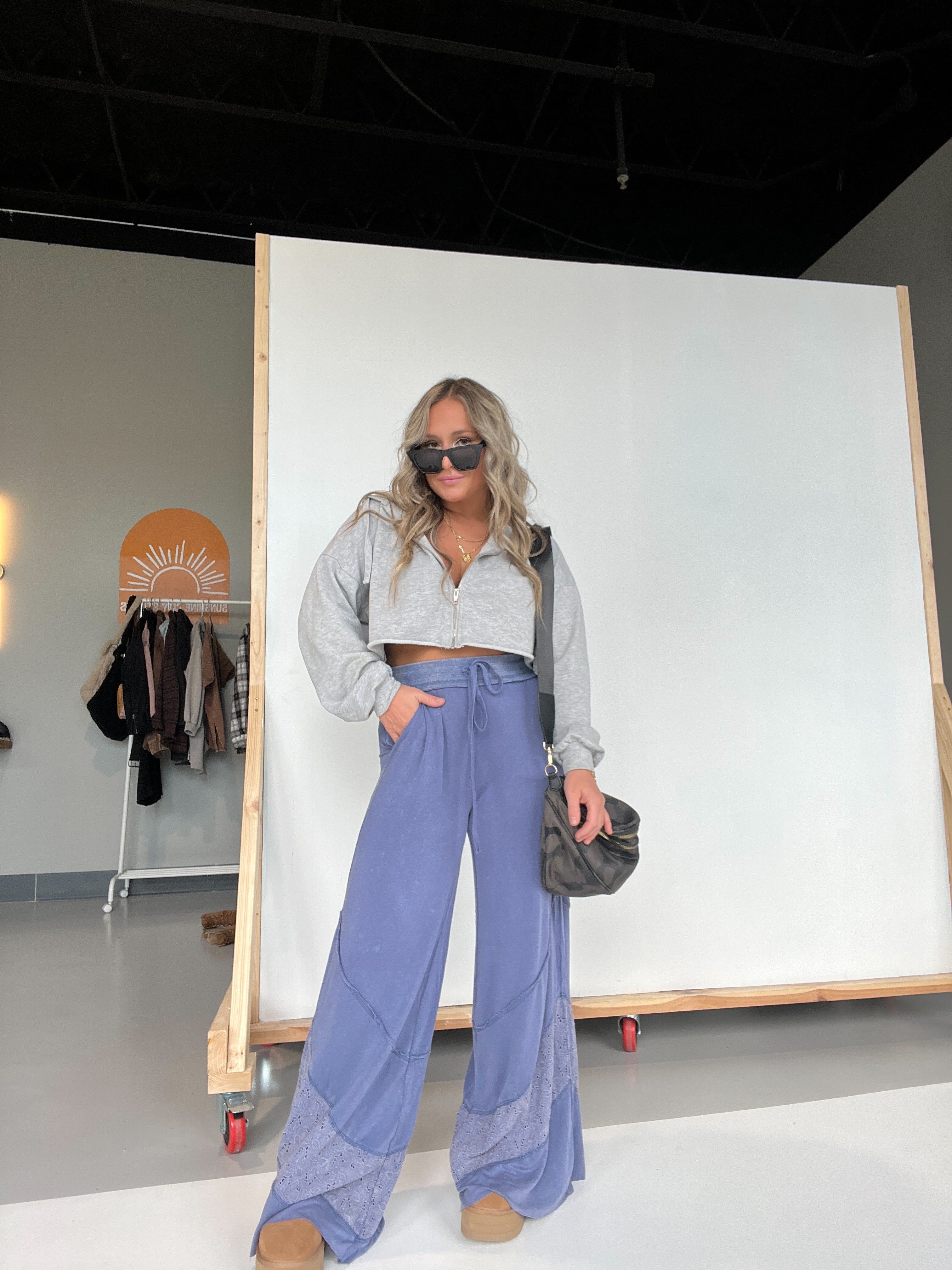 Good Karma Boho Pants Denim sold by Chic by Ally B product image thumbnail 3