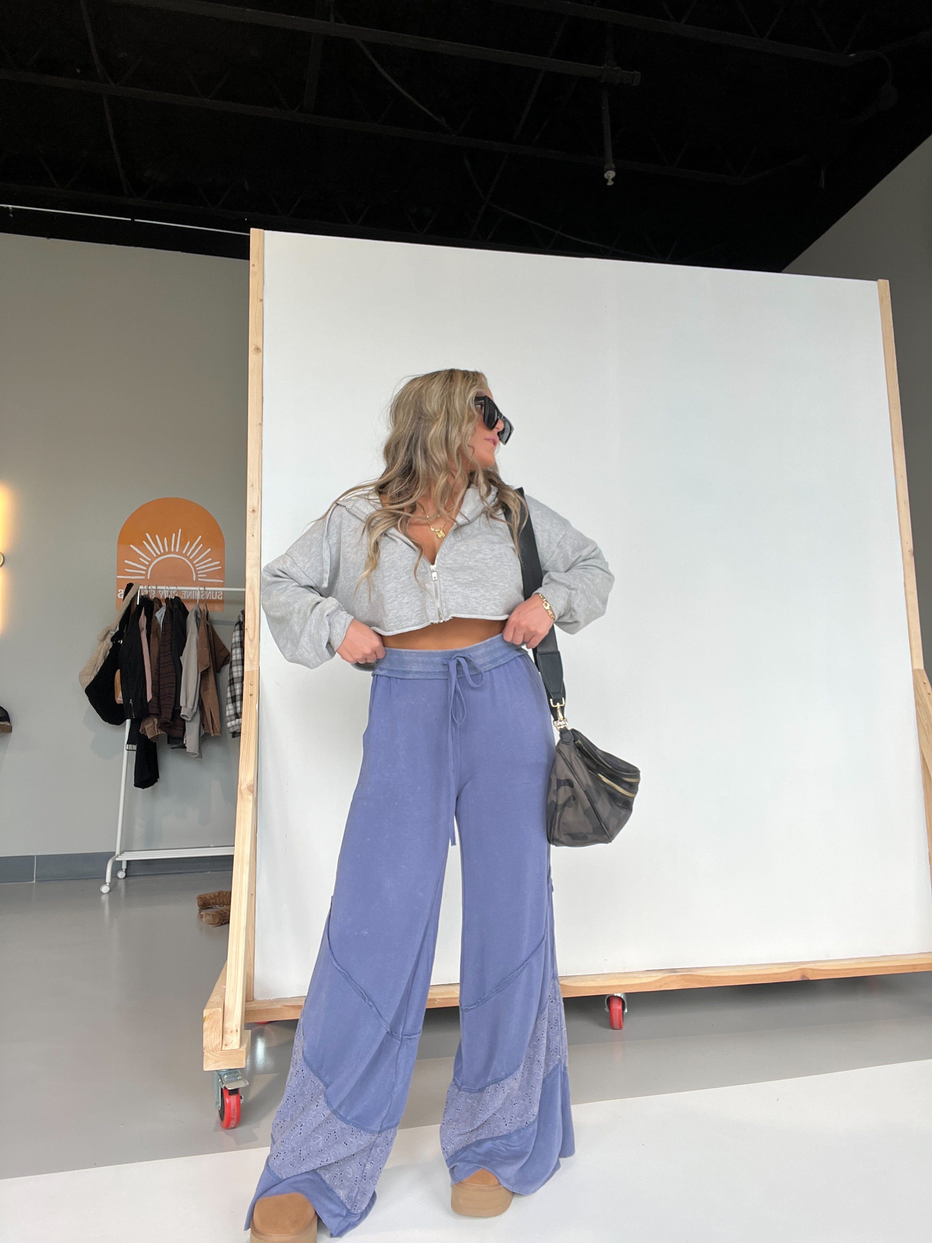 Good Karma Boho Pants Denim sold by Chic by Ally B product image thumbnail 4