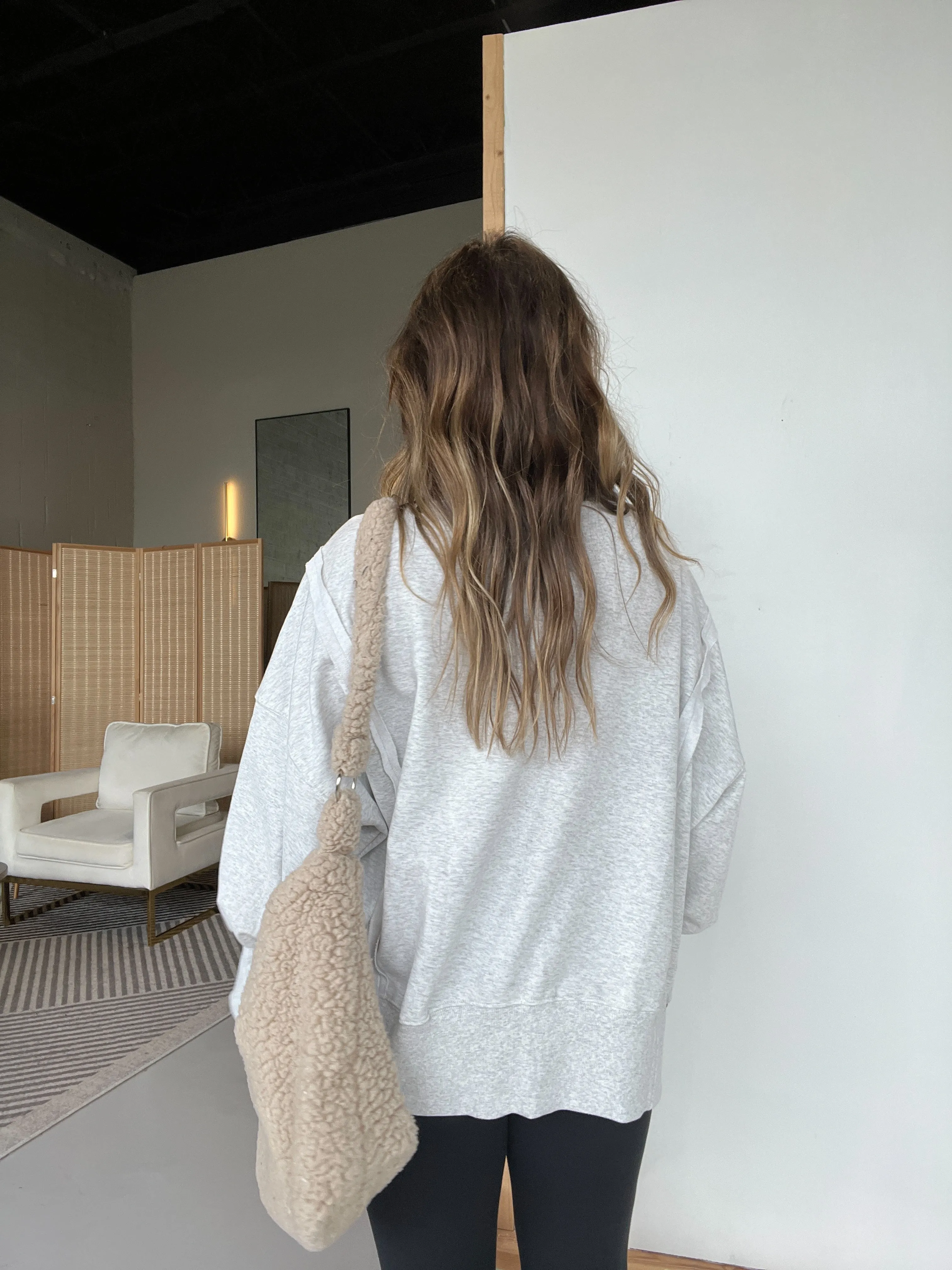 Football Sunday '98 Sweatshirt Heather Grey sold by Chic by Ally B product image thumbnail 5