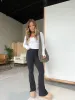 Early 2000’s Foldover Flares Black sold by Chic by Ally B
