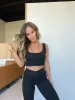 Wifey Casual Cropped Tank Black sold by Chic by Ally B