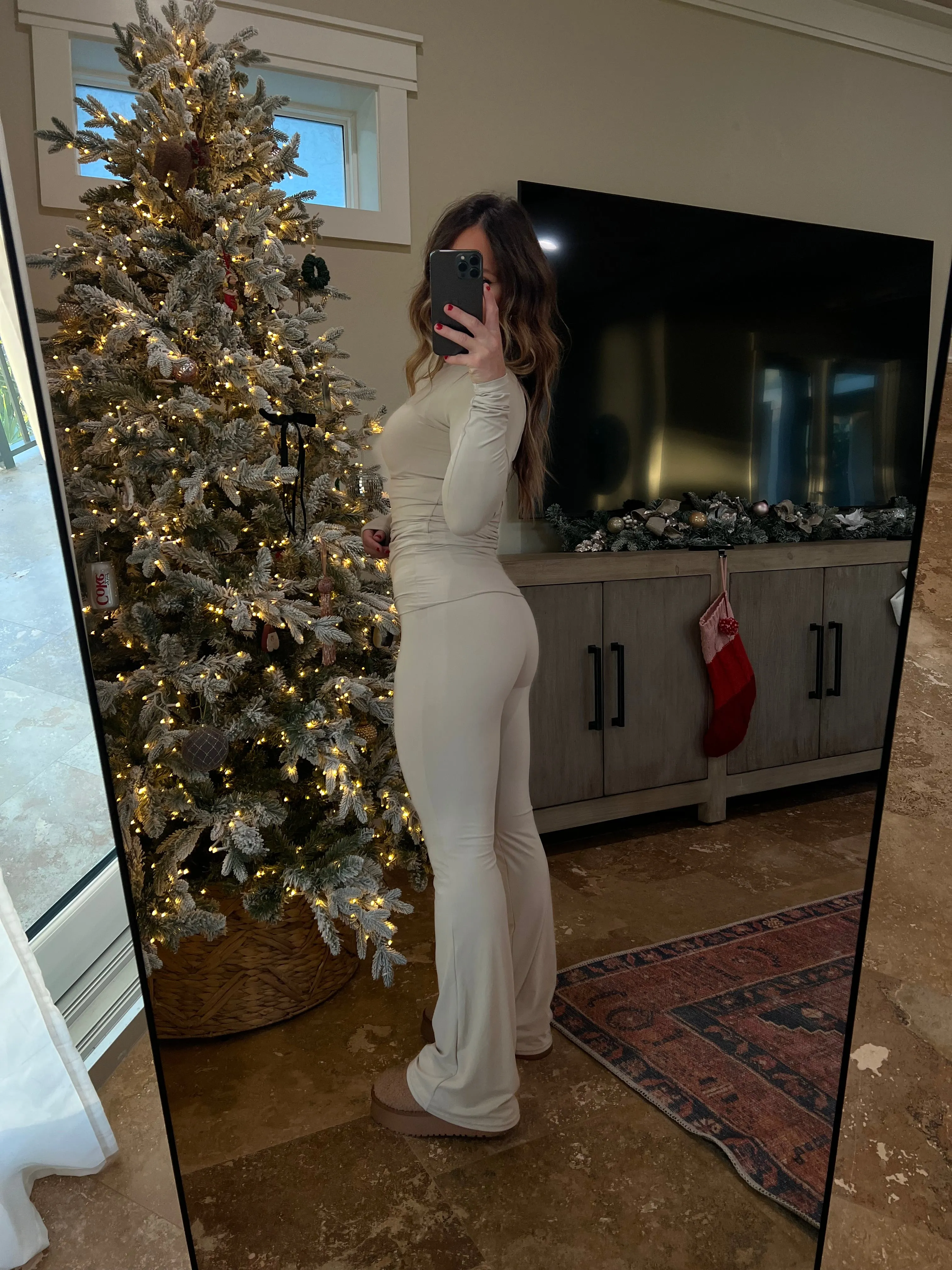 Early 2000's Fitted Long Sleeve Top Taupe sold by Chic by Ally B product image thumbnail 5