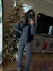 Early 2000's Fitted Long Sleeve Top Charcoal sold by Chic by Ally B
