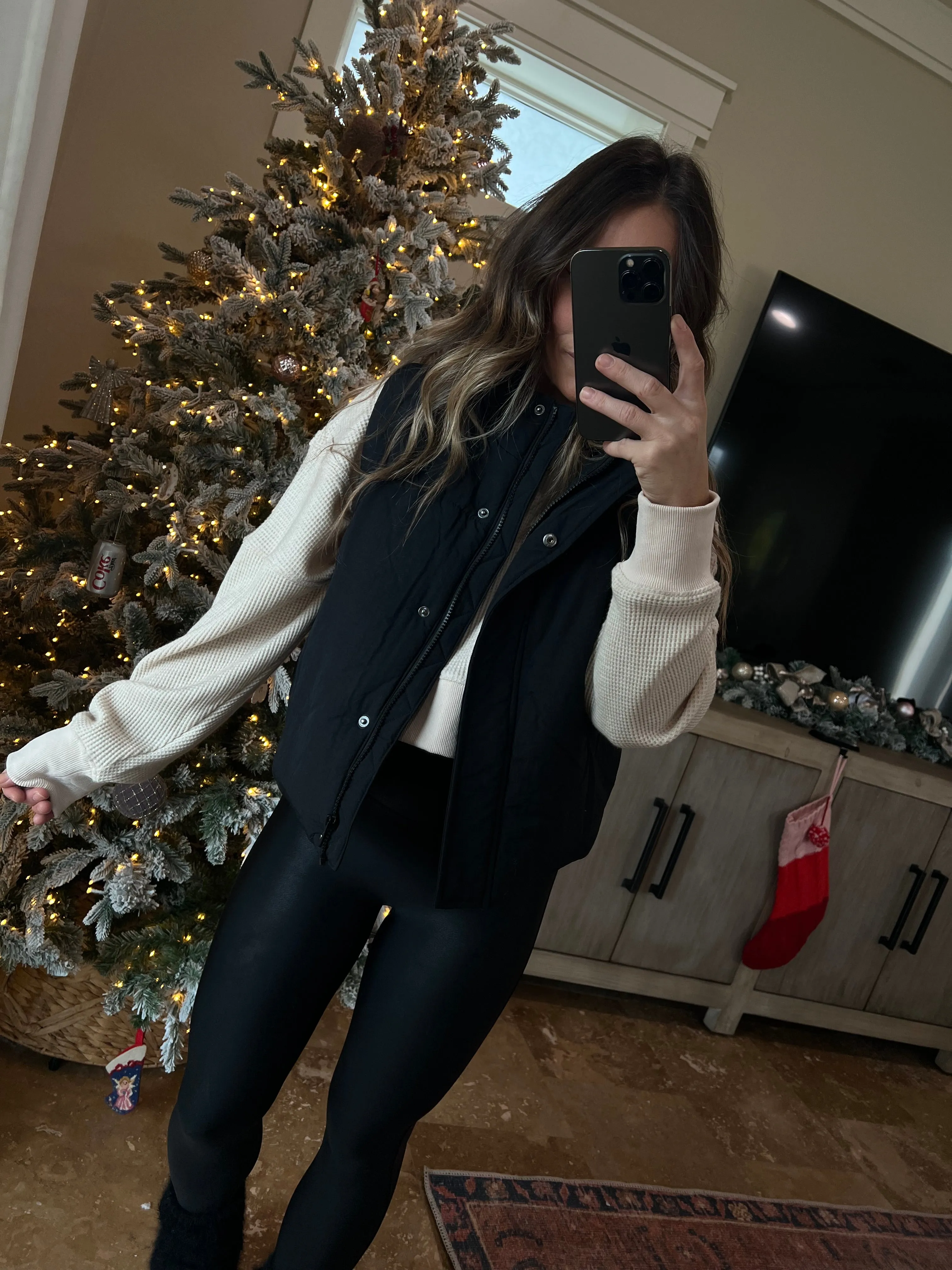 With You Puffer Vest Black sold by Chic by Ally B product image thumbnail 5