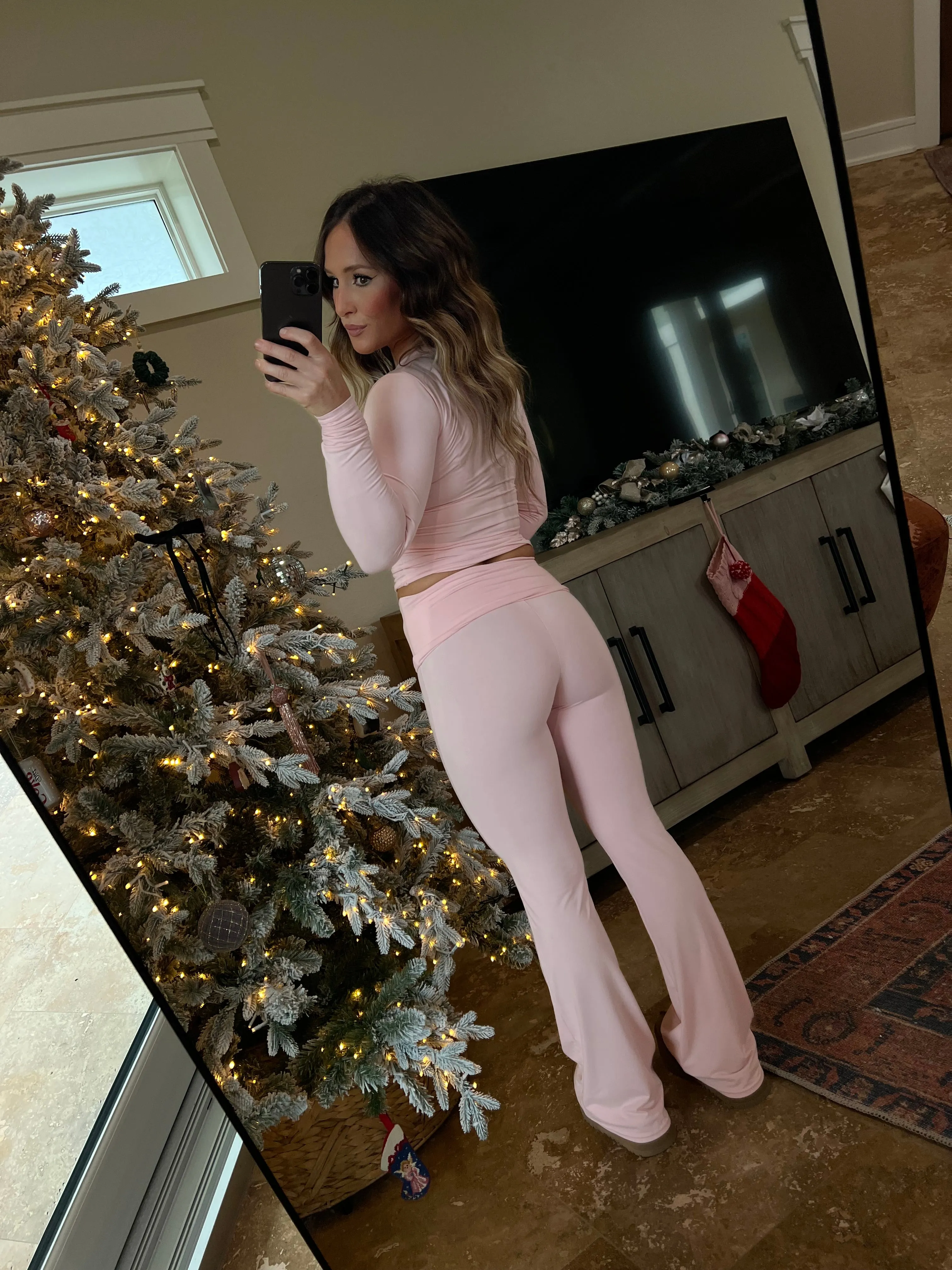 Early 2000’s Foldover Flares Pink sold by Chic by Ally B product image thumbnail 3