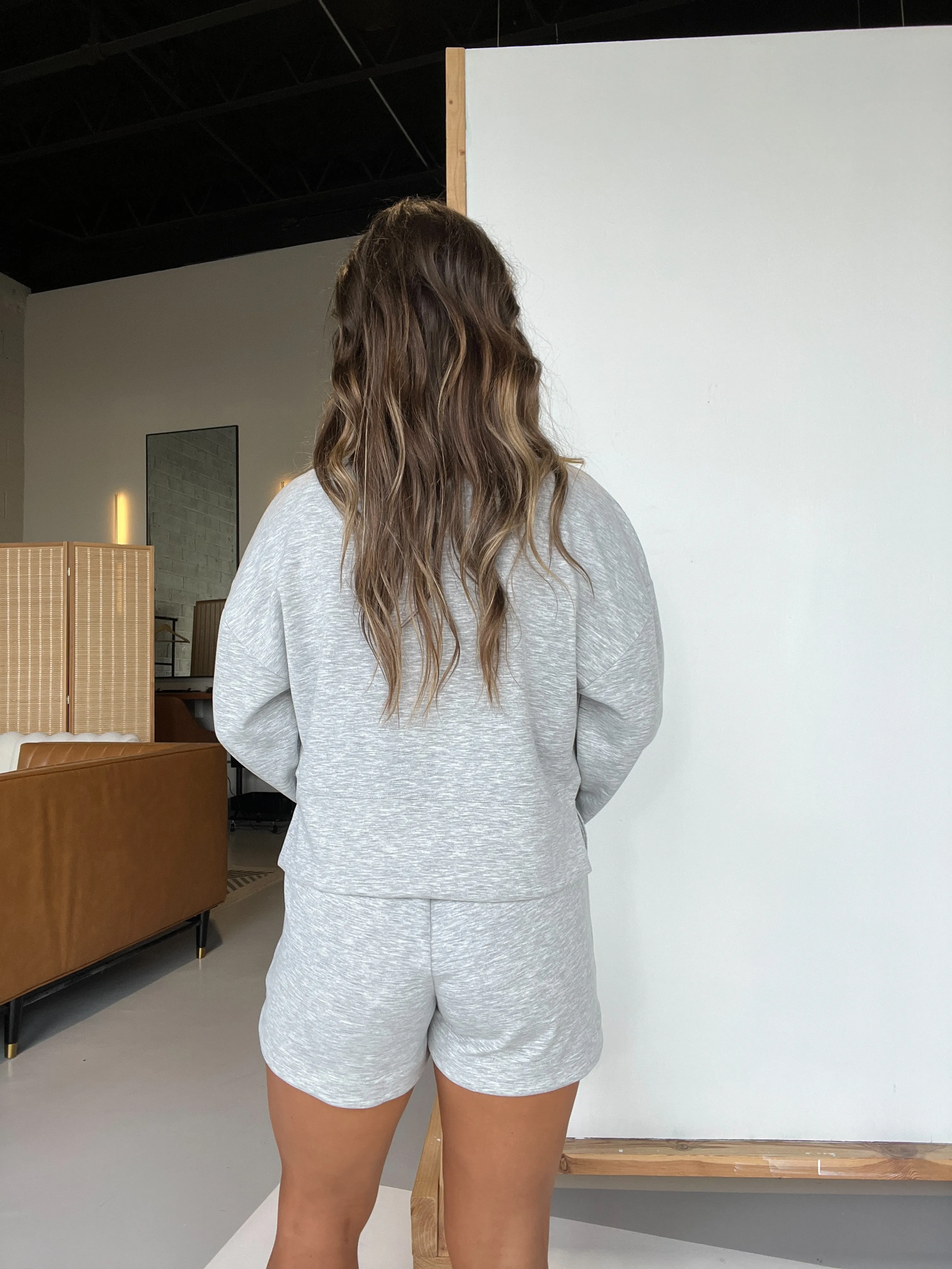 Sutton Lounge Scuba Set Heather Grey sold by Chic by Ally B product image thumbnail 4