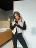Hallie Cropped Puffer Vest Natural sold by Chic by Ally B