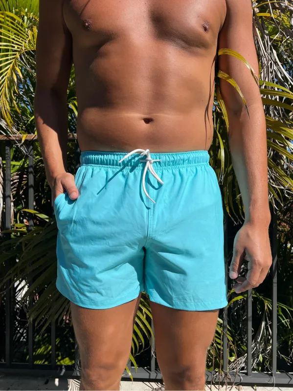Pool Boy Trunks Blue sold by Chic by Ally B
