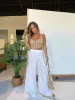 Beside You Boho Beach Pants White sold by Chic by Ally B