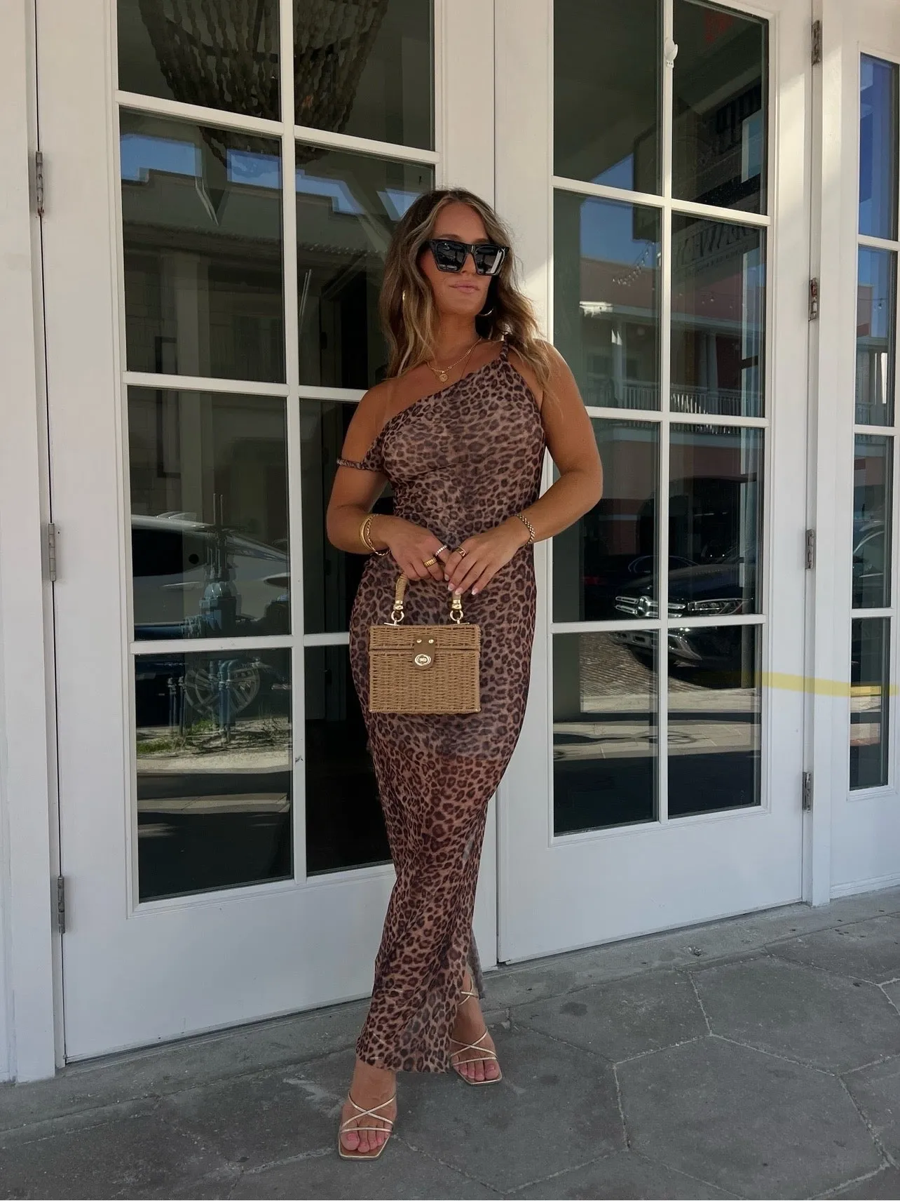 Leo Couture Mesh Maxi Dress sold by Chic by Ally B product image thumbnail 3