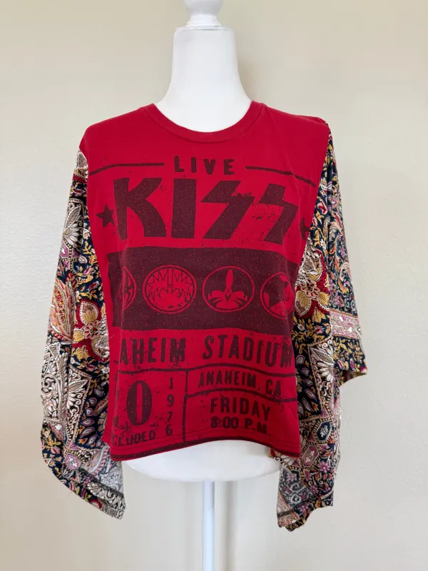 KISS Mix & Match Tee Red Floral sold by Chic by Ally B
