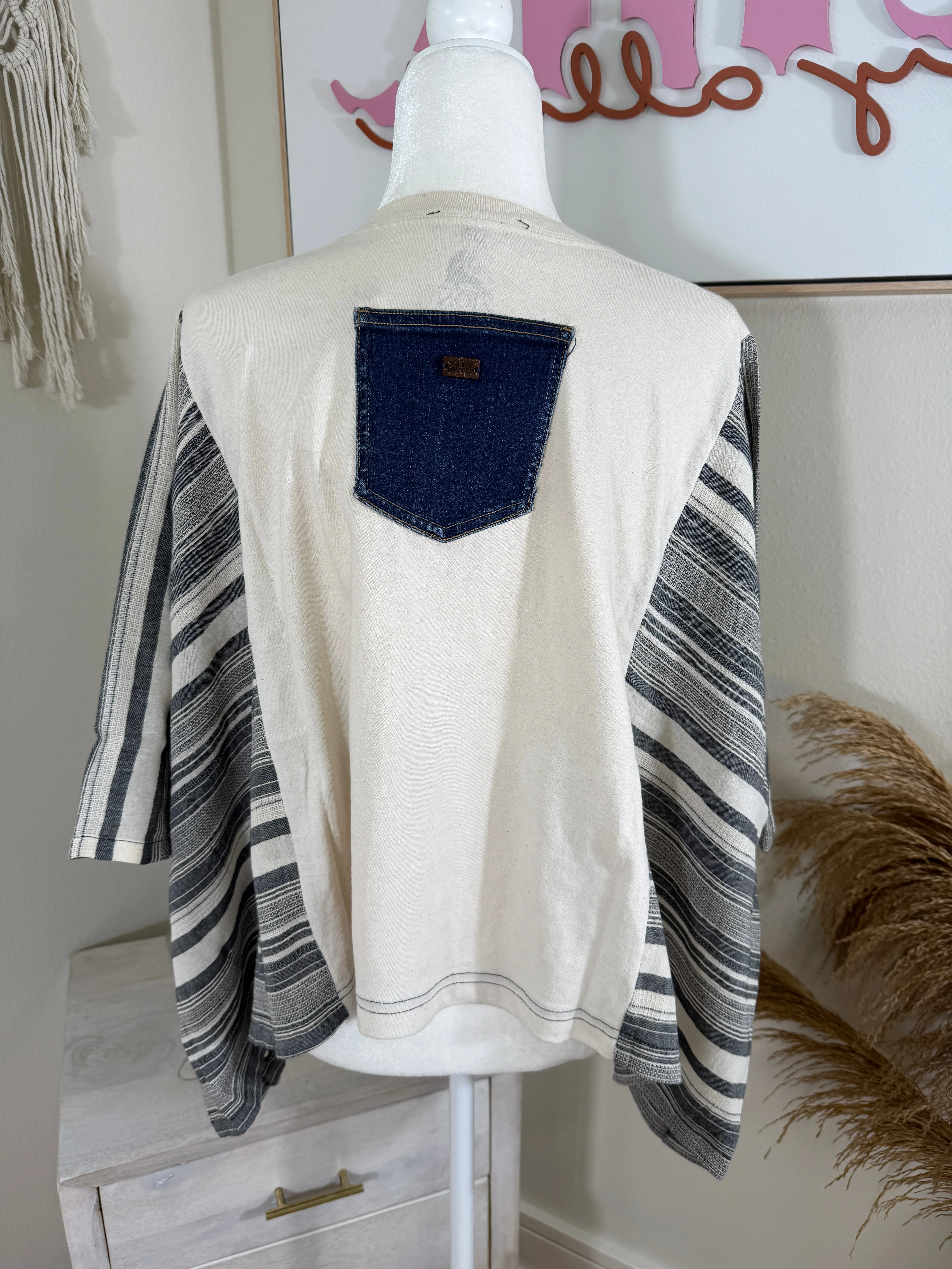 Bob Marley Mix & Match Tee White Stripe sold by Chic by Ally B product image thumbnail 2