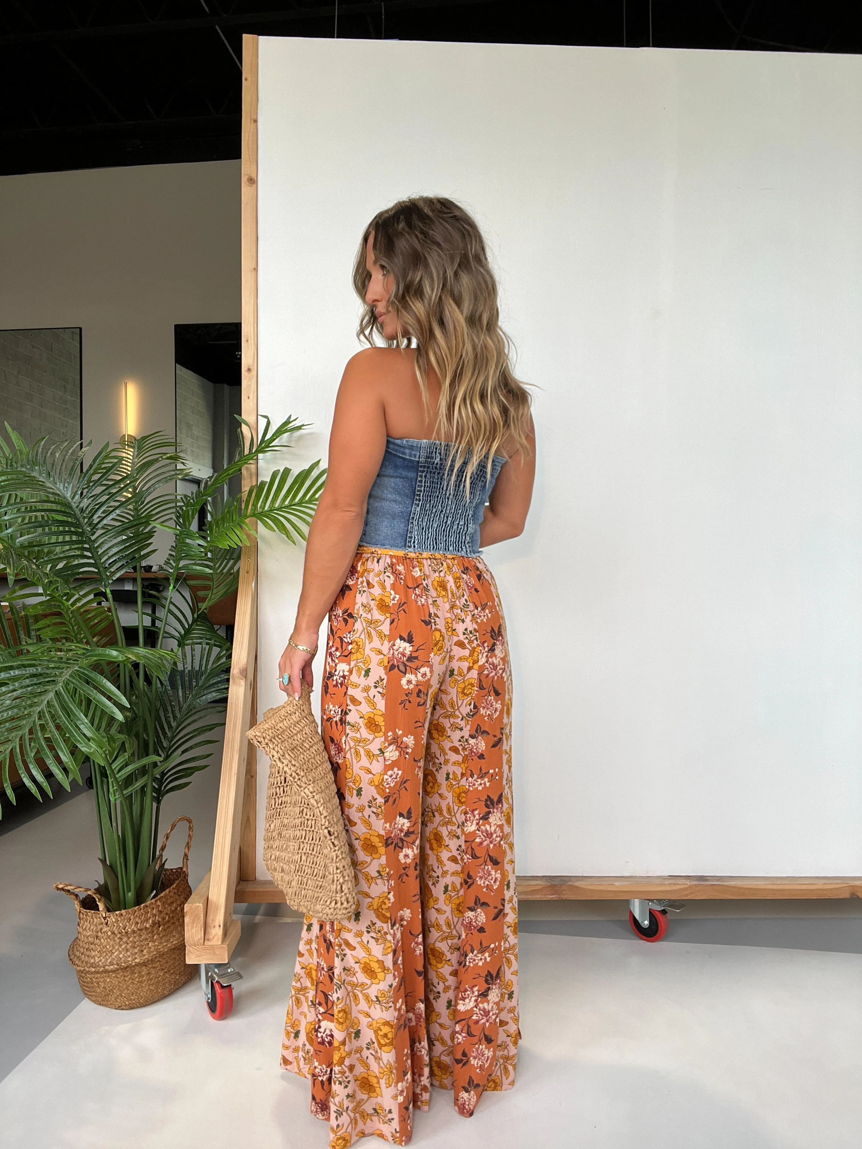 Springsteen Boho Pants Mustard Multi sold by Chic by Ally B product image thumbnail 4