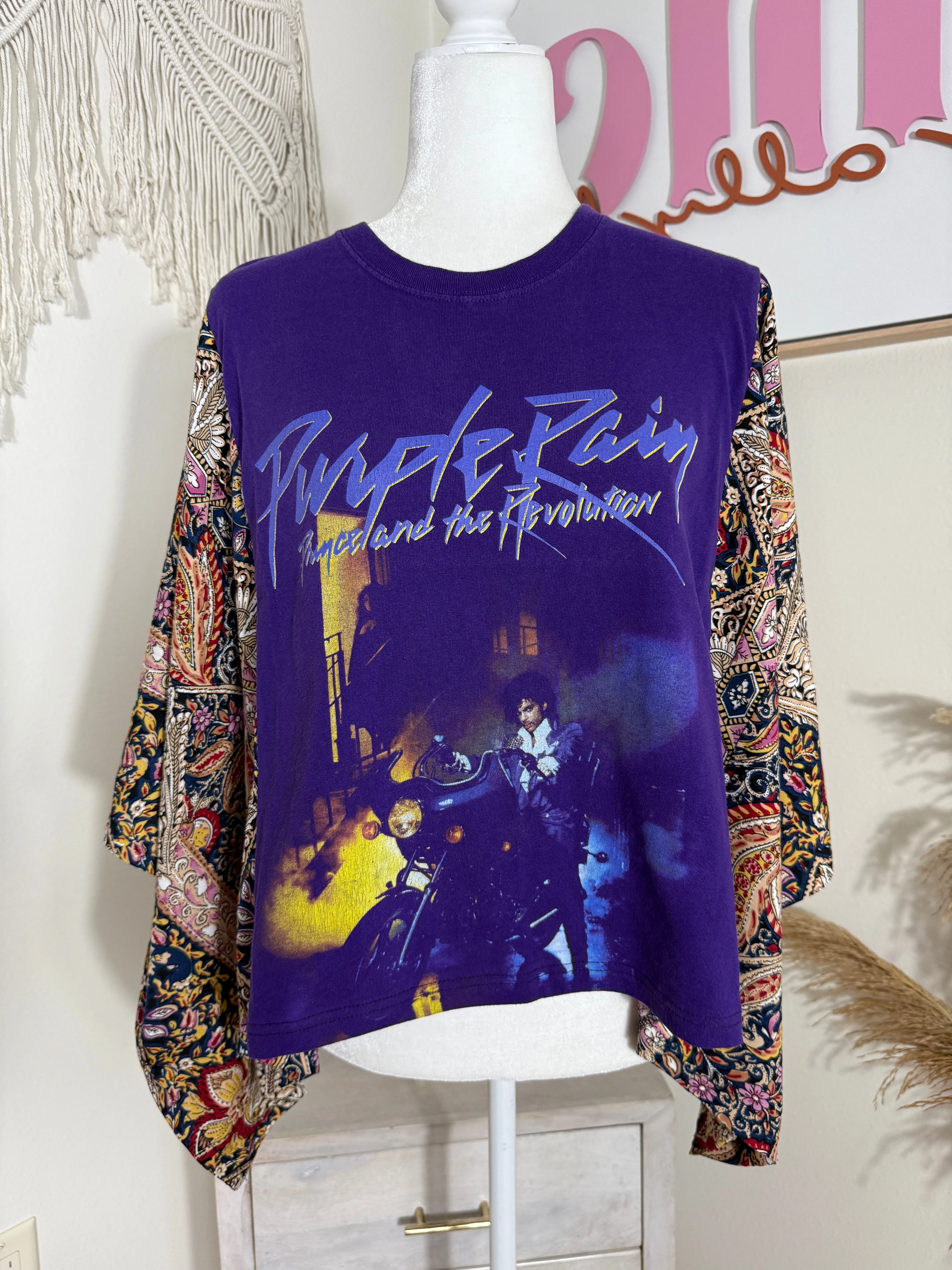 Purple Rain Mix & Match Tee Purple Floral sold by Chic by Ally B
