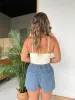 Tilly Casual Skort Washed Denim sold by Chic by Ally B