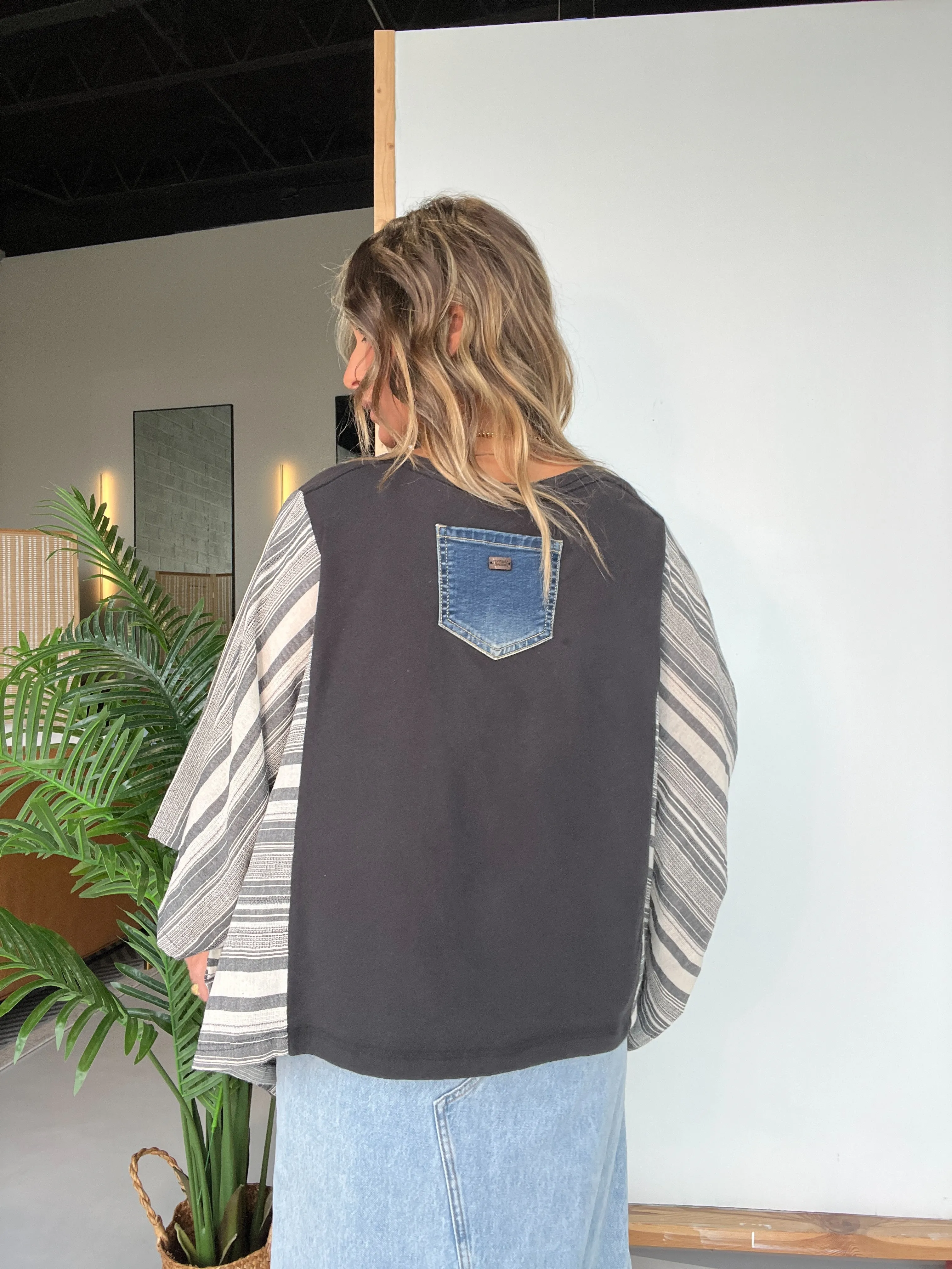 Def Leppard Mix & Match Tee Black Stripe sold by Chic by Ally B product image thumbnail 4