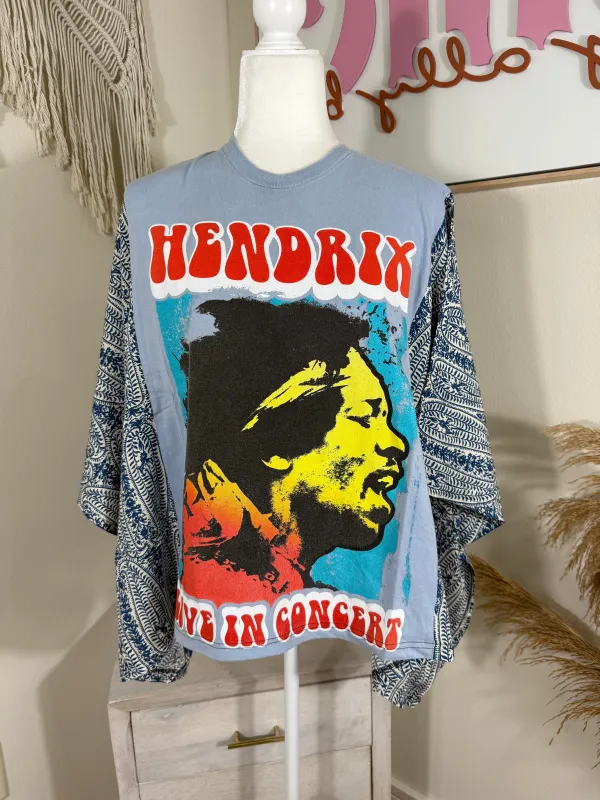 Hendrix Mix & Match Tee Blue Floral sold by Chic by Ally B