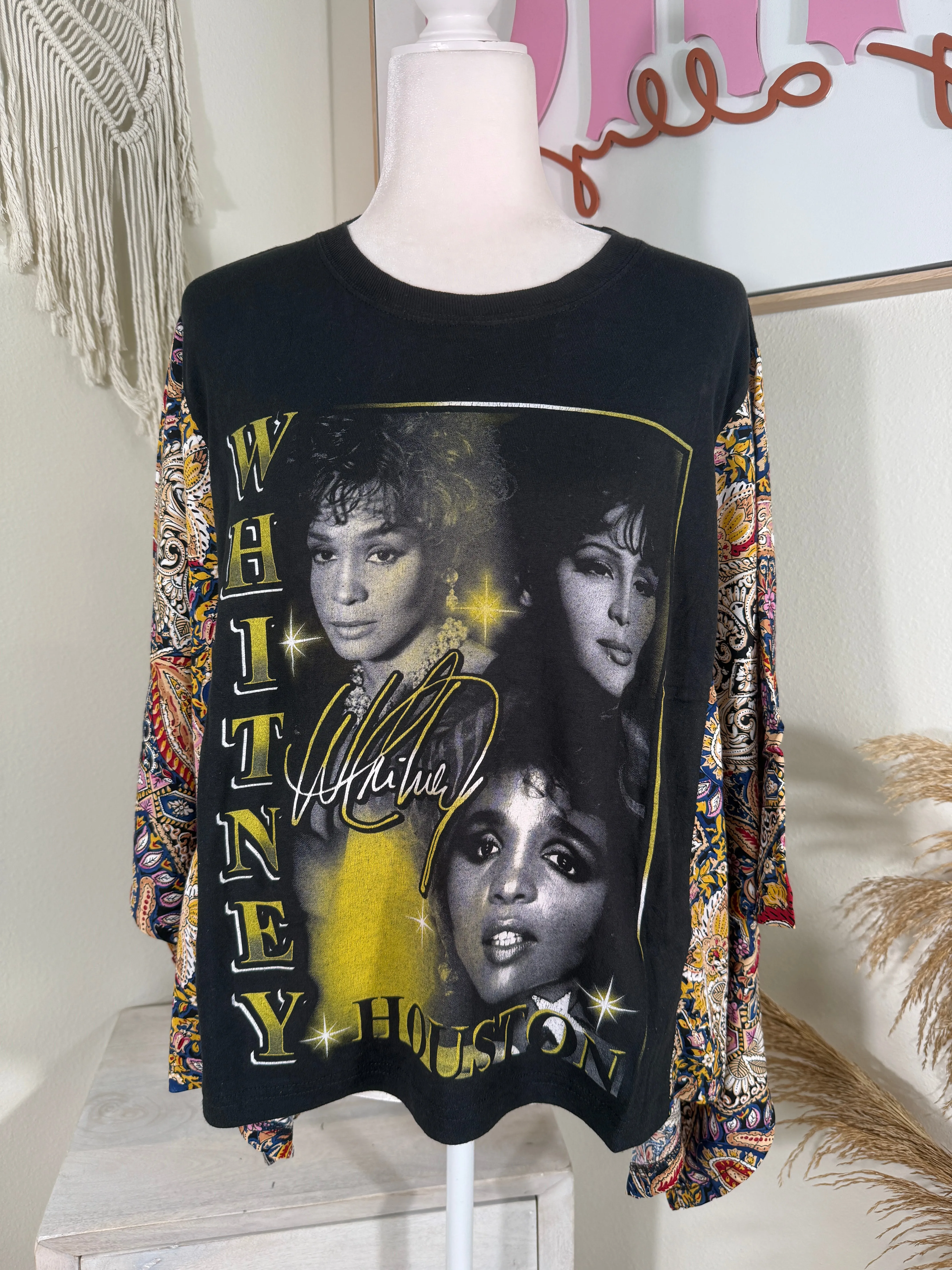 Whitney Mix & Match Tee Black Floral sold by Chic by Ally B