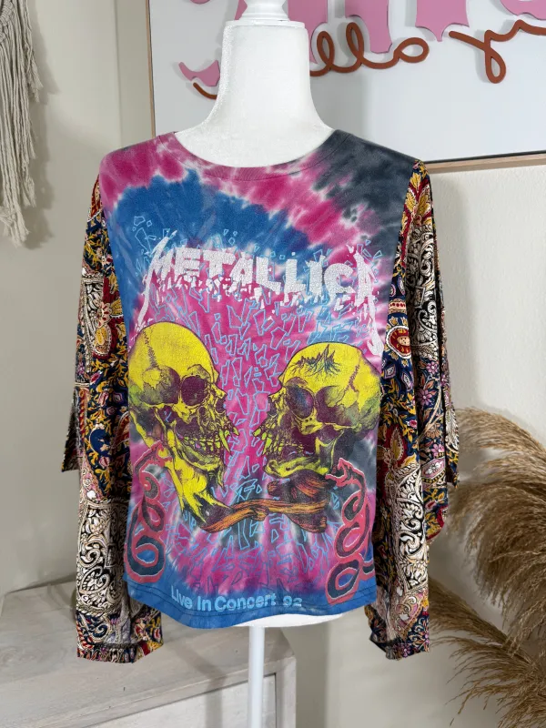Metallica Mix & Match Tee Tye Dye Floral sold by Chic by Ally B