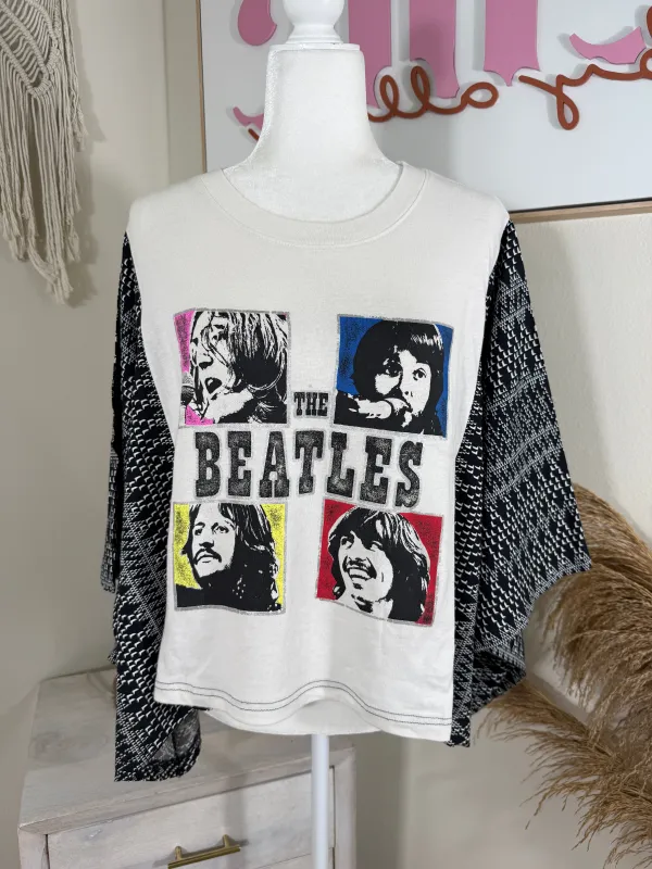Beatles Mix & Match Tee White Aztec sold by Chic by Ally B