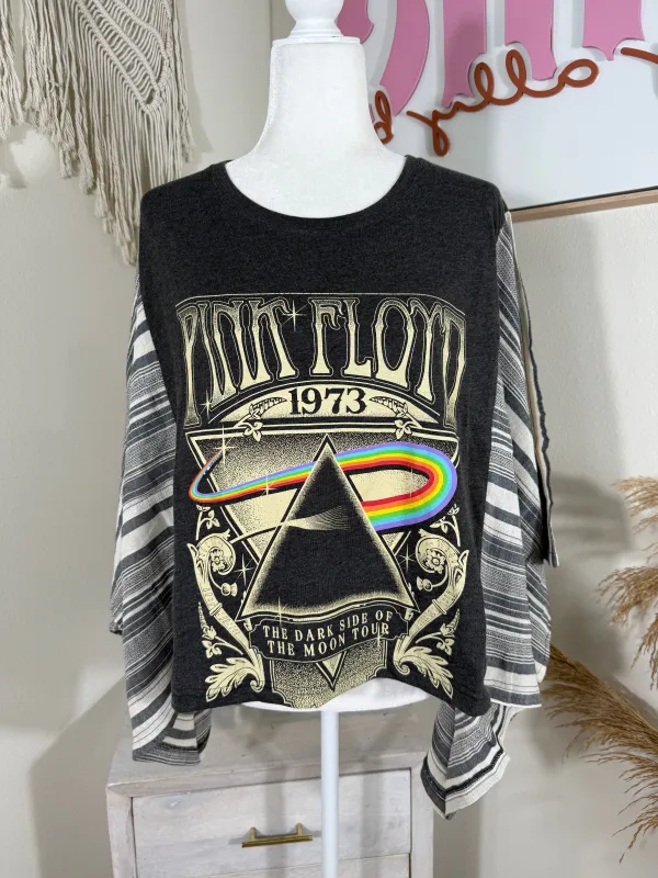 Pink Floyd Mix & Match Tee Grey Stripe sold by Chic by Ally B