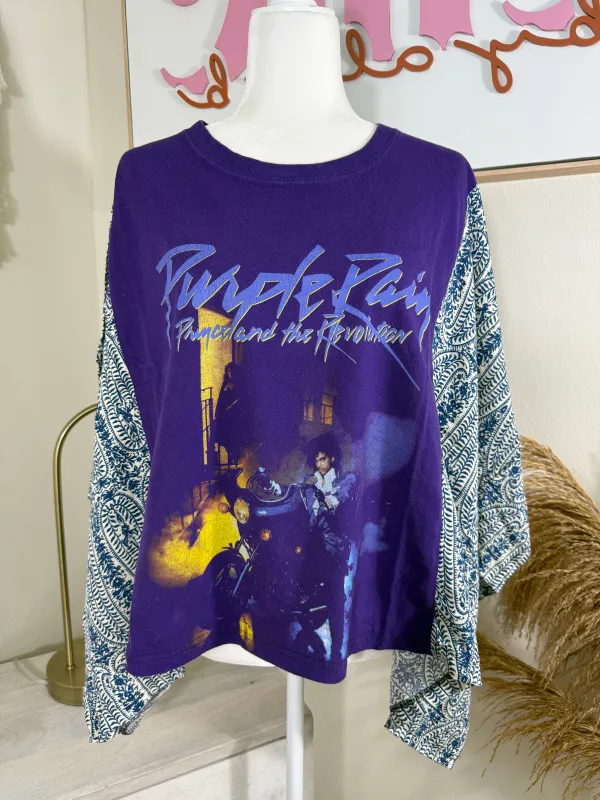 Purple Rain Mix & Match Tee Purple Floral sold by Chic by Ally B