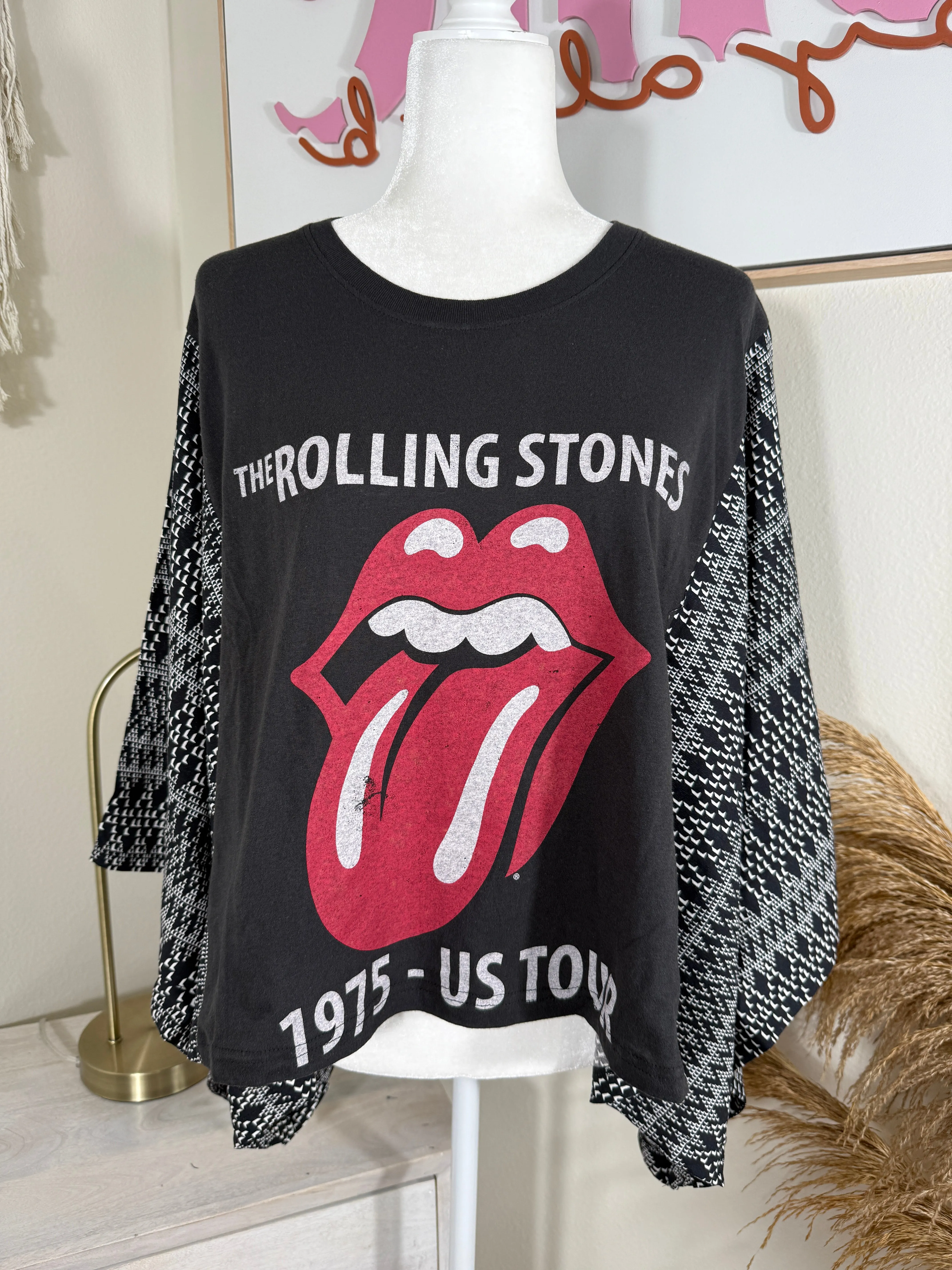 Rolling Stones Mix & Match Tee Black Aztec sold by Chic by Ally B