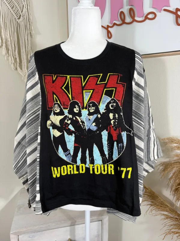 KISS Mix & Match Tee Black Stripe sold by Chic by Ally B