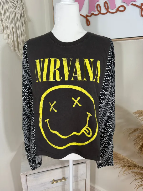 Nirvana Mix & Match Tee Black Aztec sold by Chic by Ally B