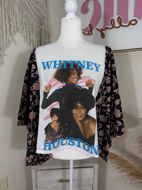 Whitney Mix & Match Tee White Floral sold by Chic by Ally B