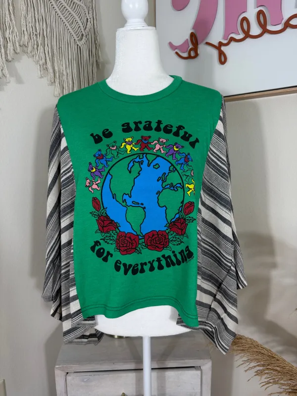 Grateful Dead Mix & Match Tee Green Stripe sold by Chic by Ally B