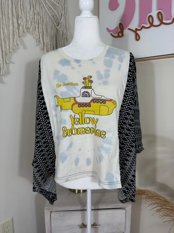 The Beatles Mix & Match Tee White Aztec sold by Chic by Ally B