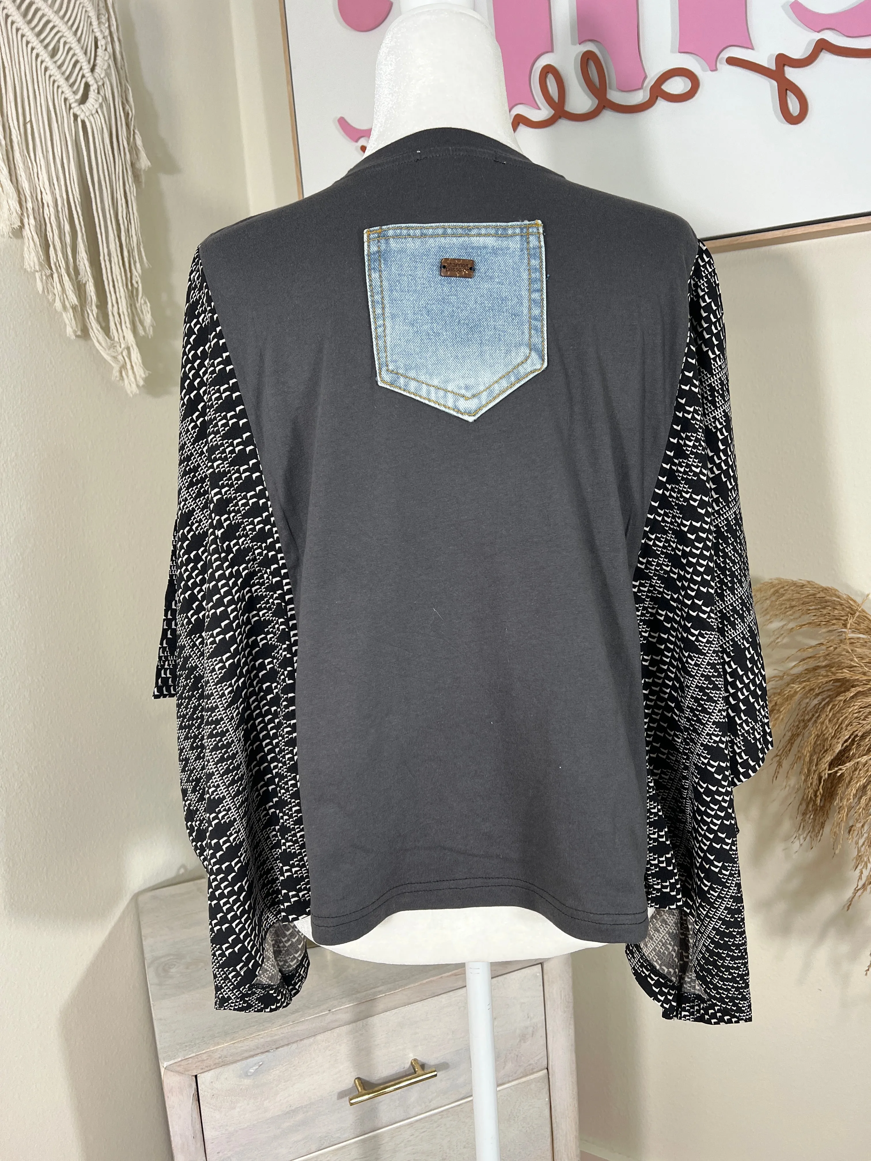 World Tour Mix & Match Tee Black Aztec sold by Chic by Ally B product image thumbnail 2