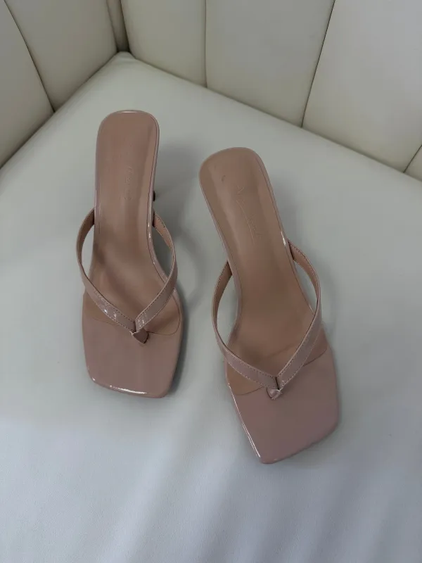Align Me Kitten Heels Nude sold by Chic by Ally B