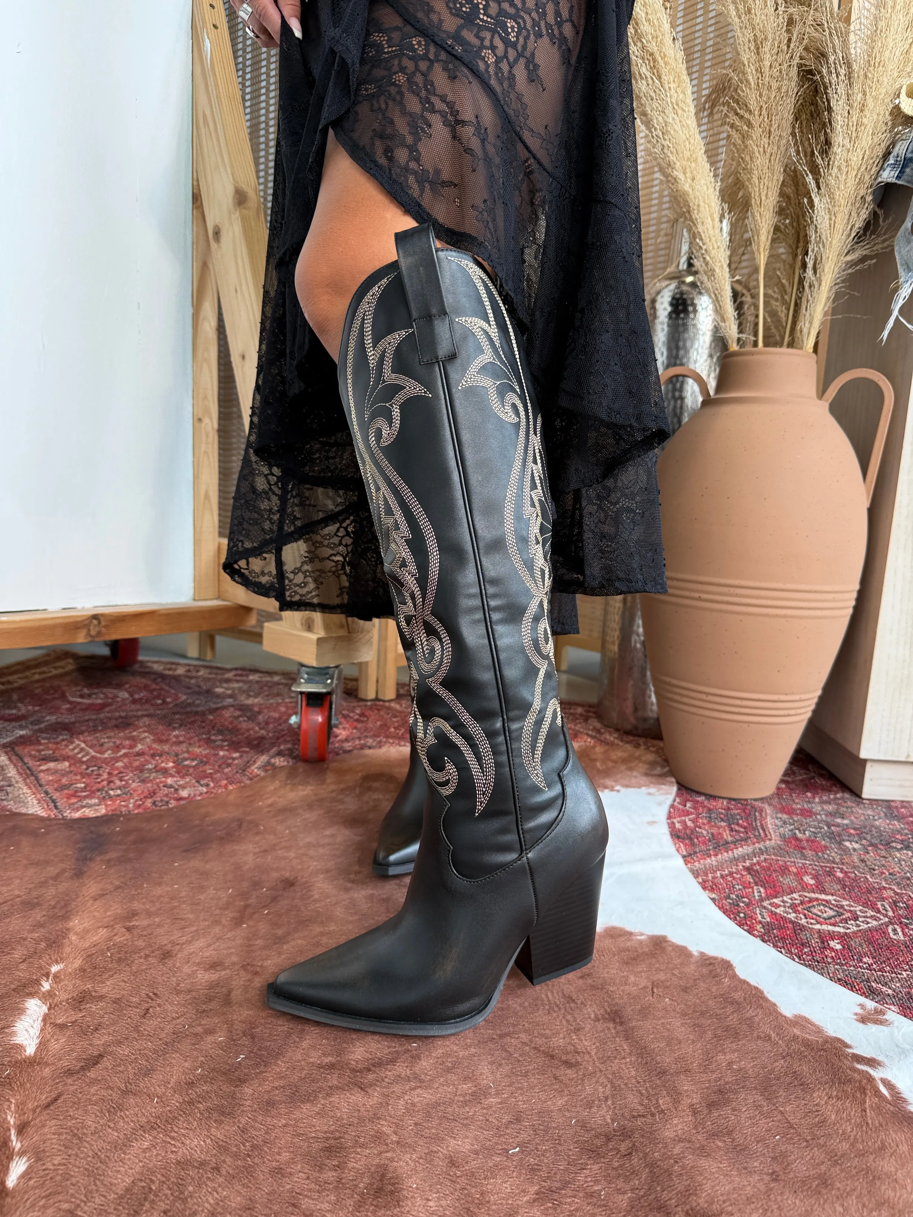 Astrid Western Cowboy Boots Brown sold by Chic by Ally B product image thumbnail 5