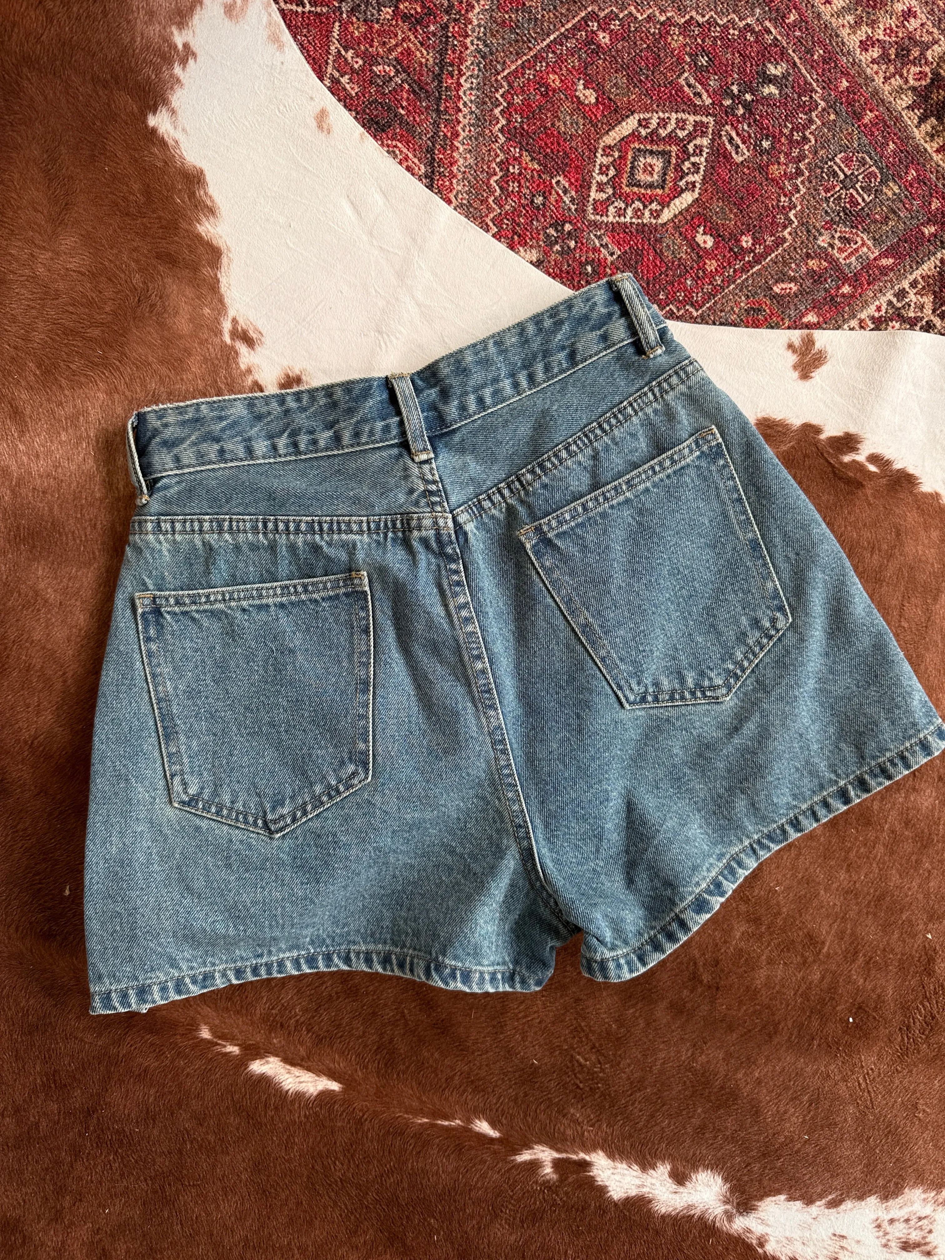 Navarre High Waisted Denim Shorts sold by Chic by Ally B product image thumbnail 2