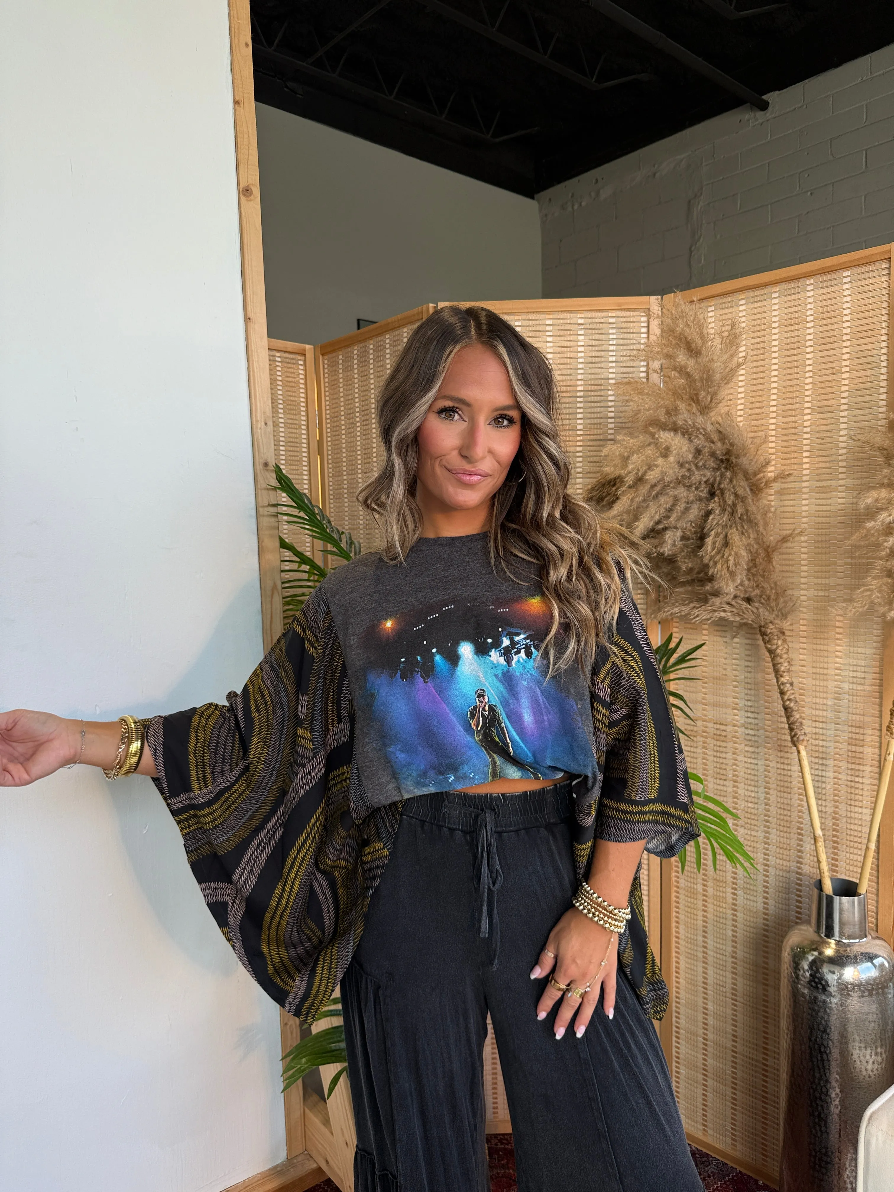 Luke Bryan Mix & Match Tee DK Grey Multi sold by Chic by Ally B product image thumbnail 2