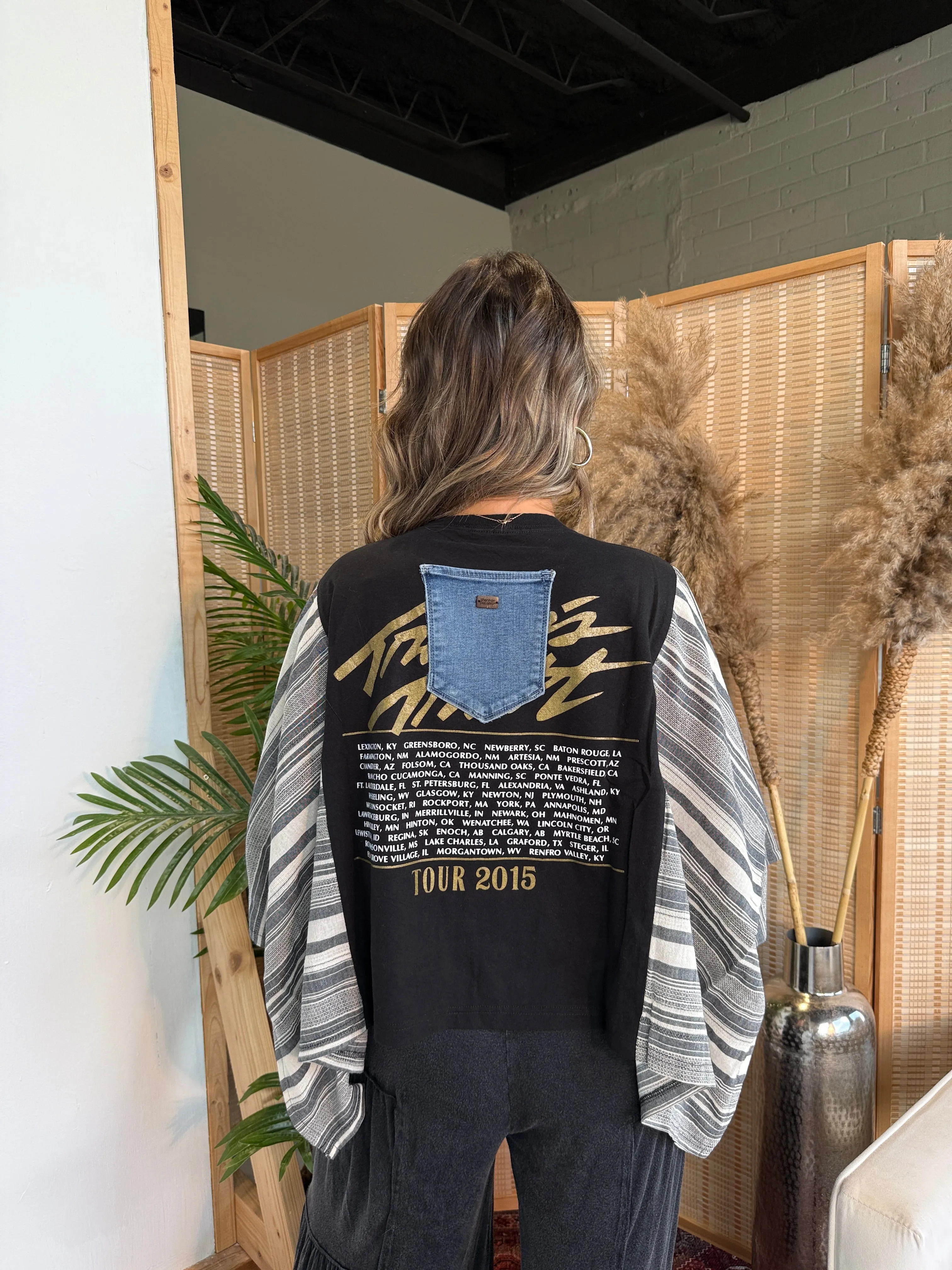 Travis Tritt Mix & Match Tee Black Stripe sold by Chic by Ally B product image thumbnail 3