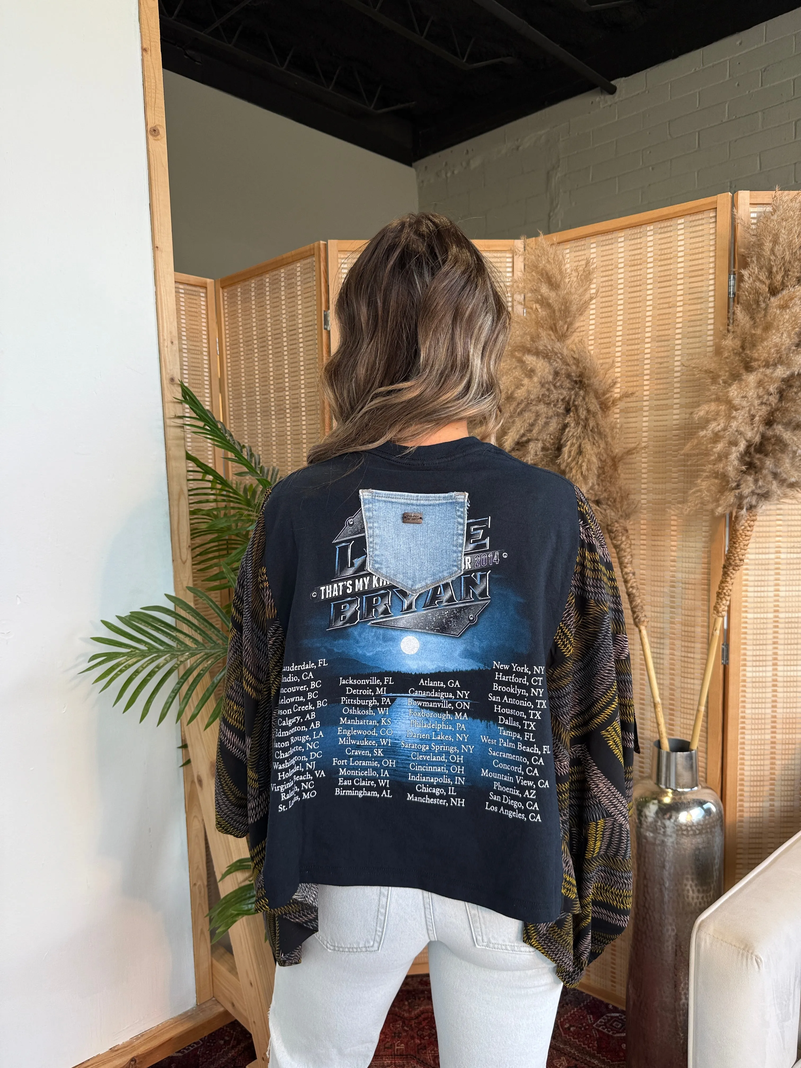 Luke Bryan Mix & Match Tee Navy Multi sold by Chic by Ally B product image thumbnail 2