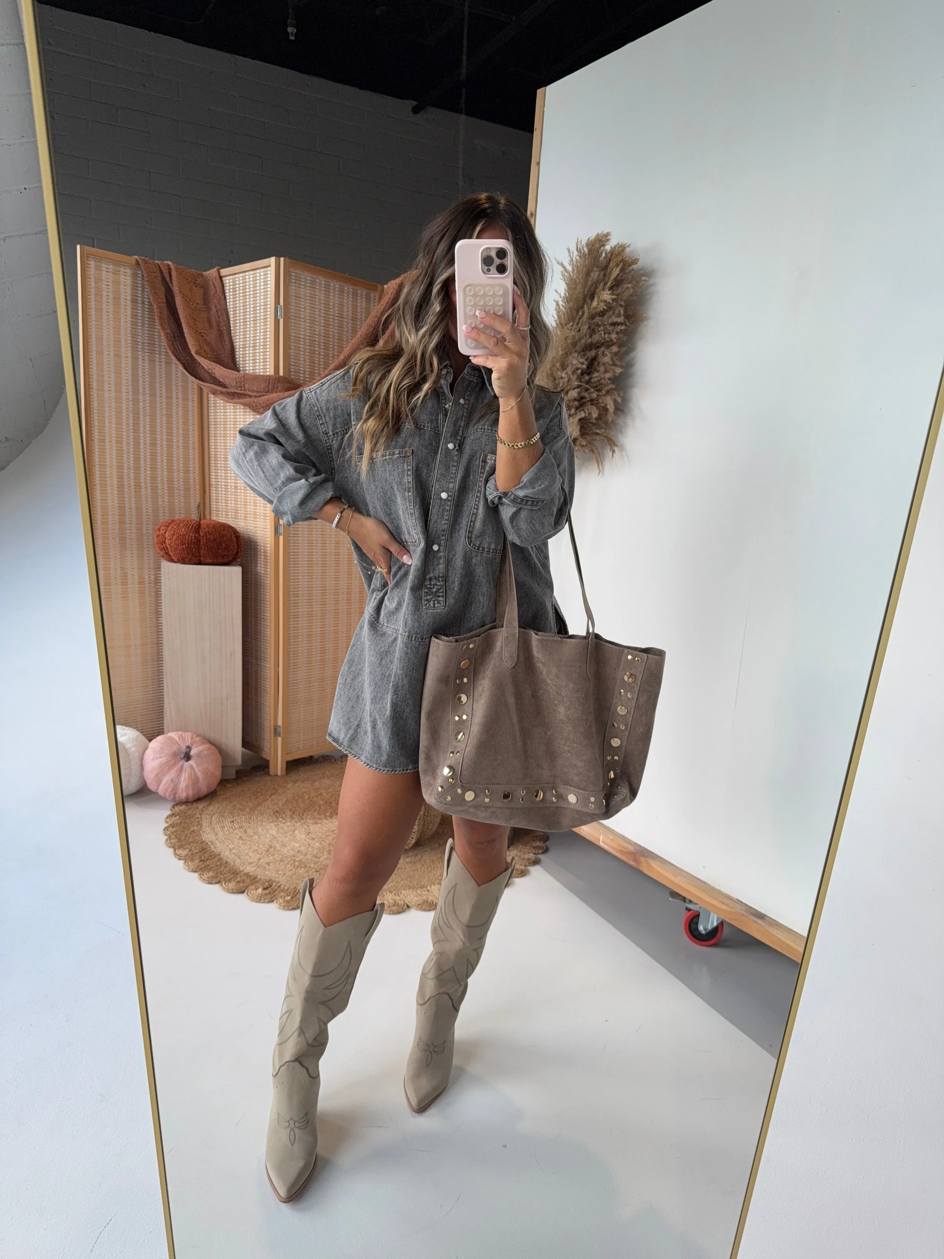 Dusk Till Dawn Tunic Smoke sold by Chic by Ally B product image thumbnail 4